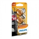 Auto sijalice PHILIPS 12V 21W BAU15s – PREMIUM 30%+ ŽUTA 12496NAB2