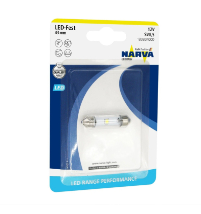 Auto sijalice NARVA UBODNA 12V 1.2W B8.4d -17027